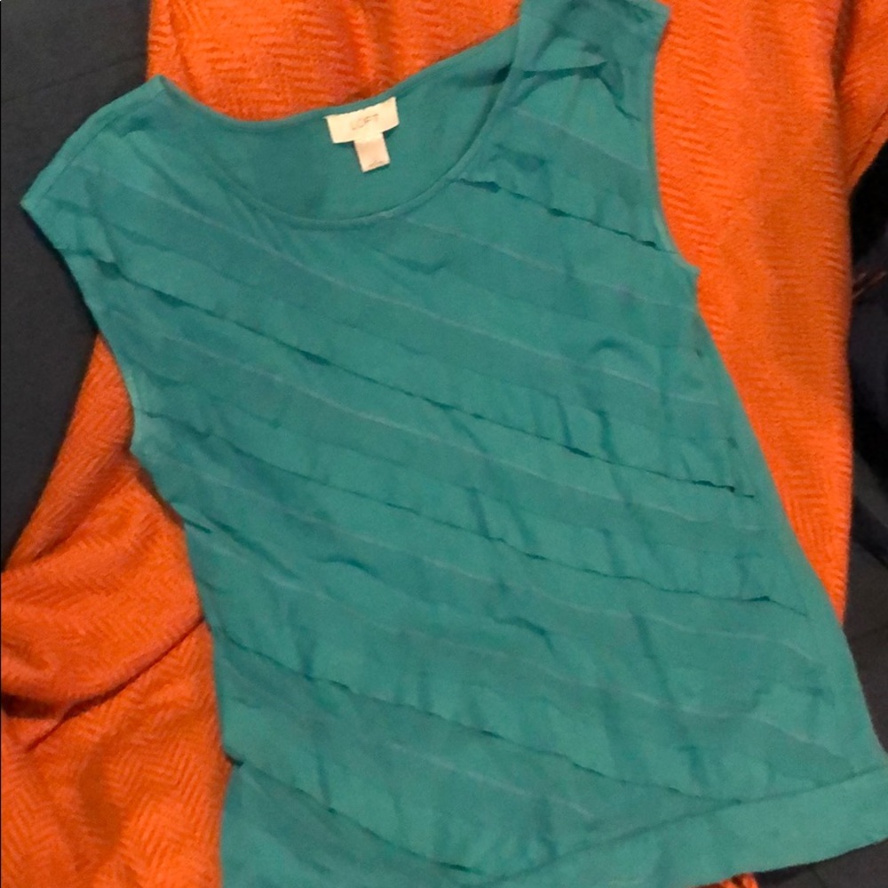 Ann Taylor Loft cap sleeve blouse